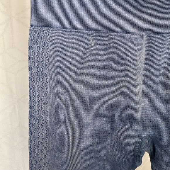 Mono B Women’s Leggings - Acid Wash Blue - Picture 3 of 5